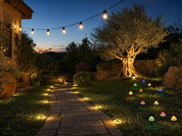 Luces de jardín