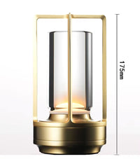 Rechargeable Crystal Lamp Bedside Table Bedroom LED Touch Table Lamp Restaurant Decoration Atmosphere Night Light