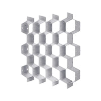 8Pcs/Set Adjustable Drawer Organizer Honeycombs Clapboard Divider Separator DIY Drawer Divider Underwear Socks Organizer